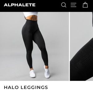 Alphalete Black Halo Leggings